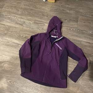 Free Tech Women's Purple Full Zip Hooded Jacket Size M